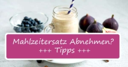 Bringt Mahlzeitersatz was beim Abnehmen?